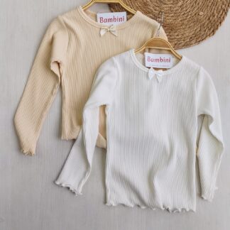 Remeras acanaladas