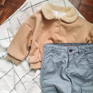 Jean cargo stripes