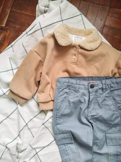 Sweater cuello corderito - Imagen 2