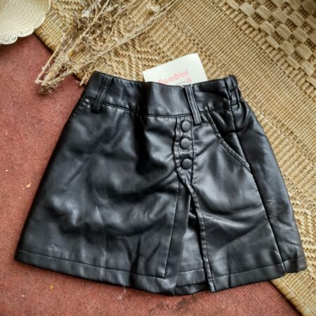 Short pollera eco cuero