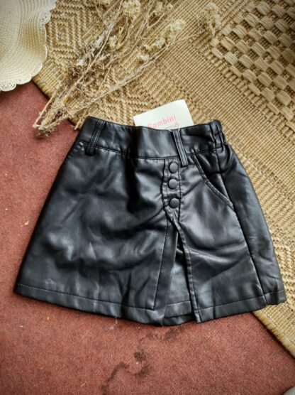 Short pollera eco cuero
