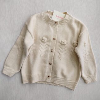 Saco beige flora