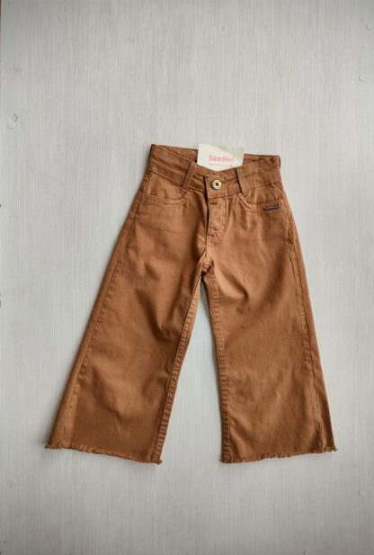 Pantalón wide marrón - Imagen 2