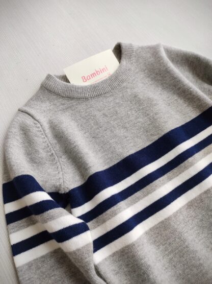Sweater blue¬white stripes - Imagen 2