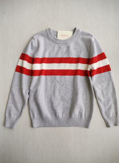 Sweater red¬white stripes - Imagen 3