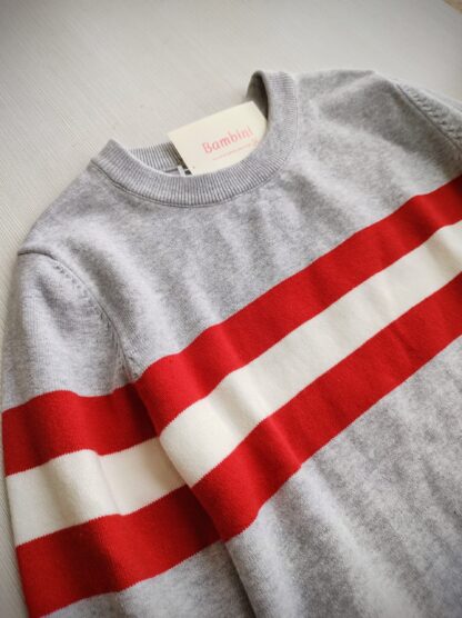 Sweater red¬white stripes - Imagen 2