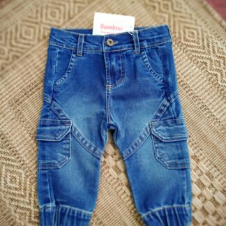 Baby cargo jean c/ puño
