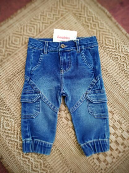 Baby cargo jean c/ puño
