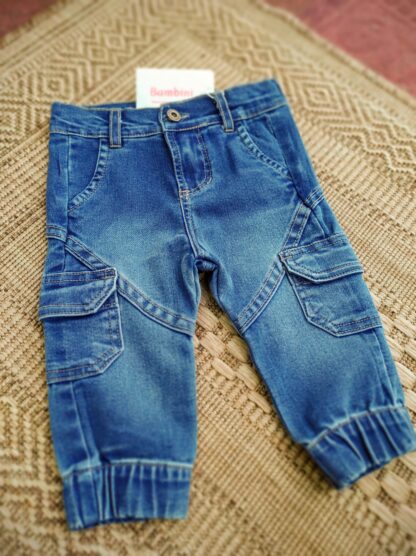 Baby cargo jean c/ puño - Imagen 4