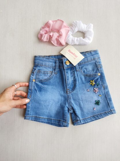 Short jean stones