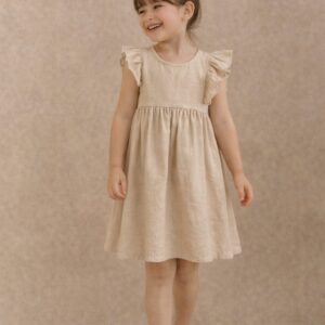 Vestido tussor volados