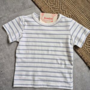 Camiseta rayas light blue