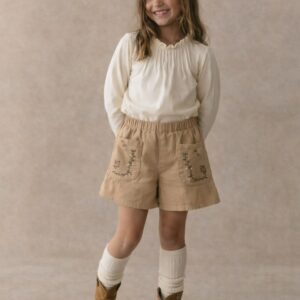 Short pollera bordado