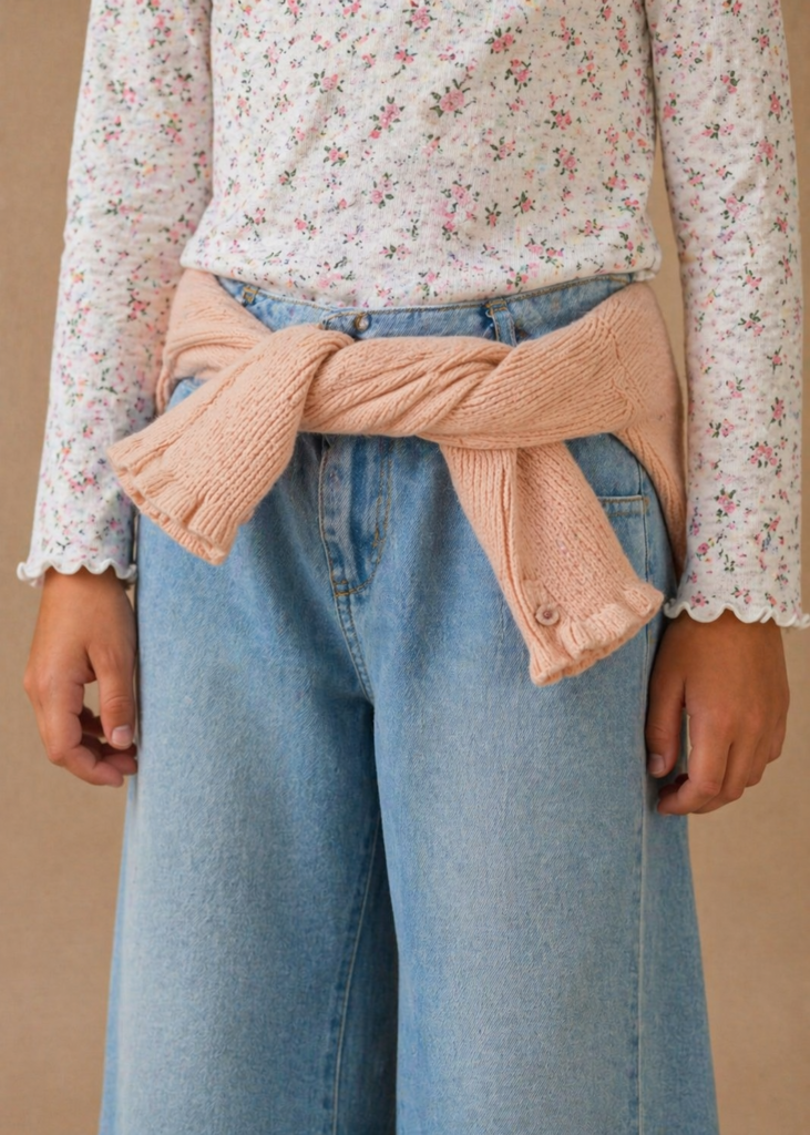 Jean ancho light blue