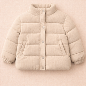 Campera puffer pana
