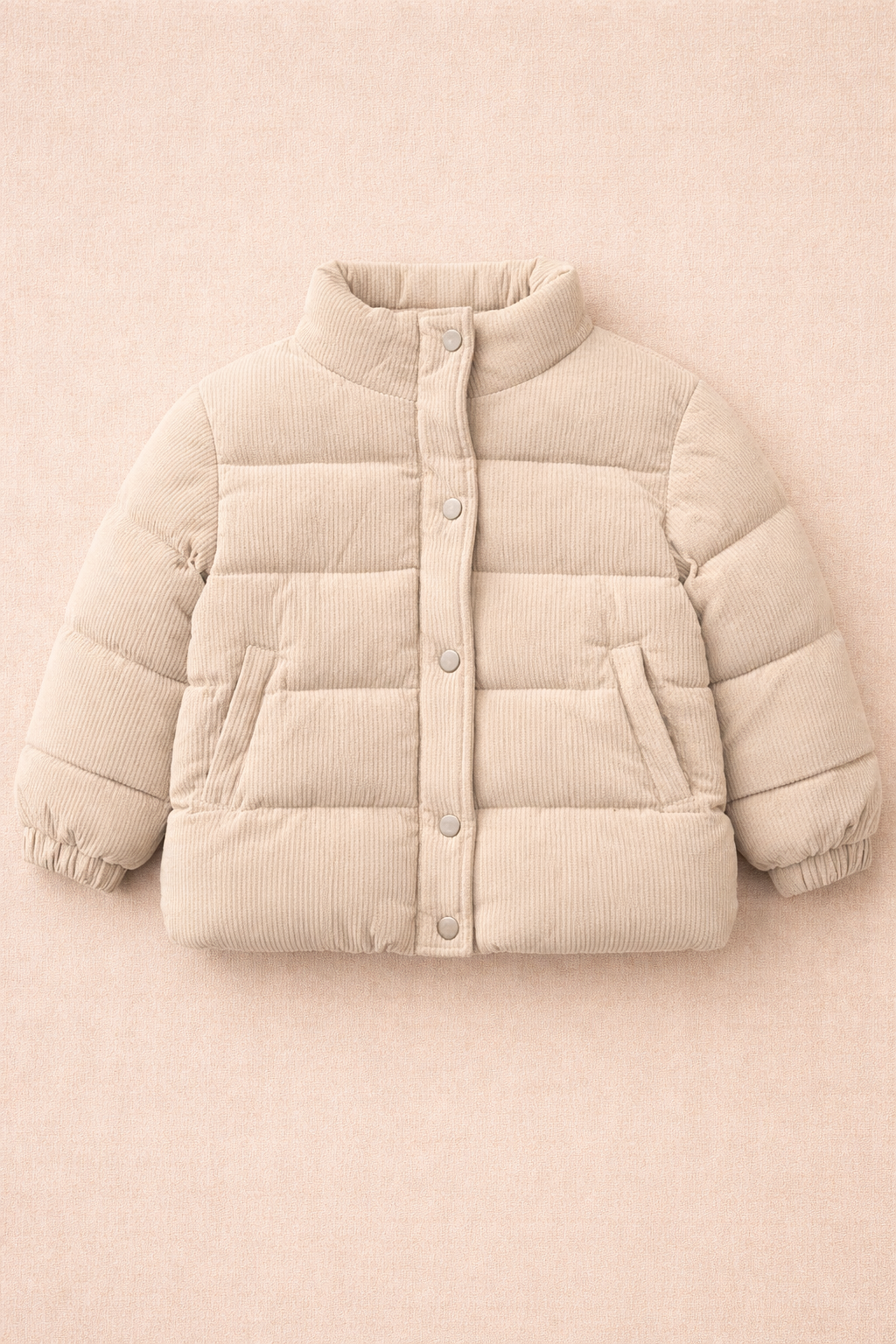 Campera puffer pana