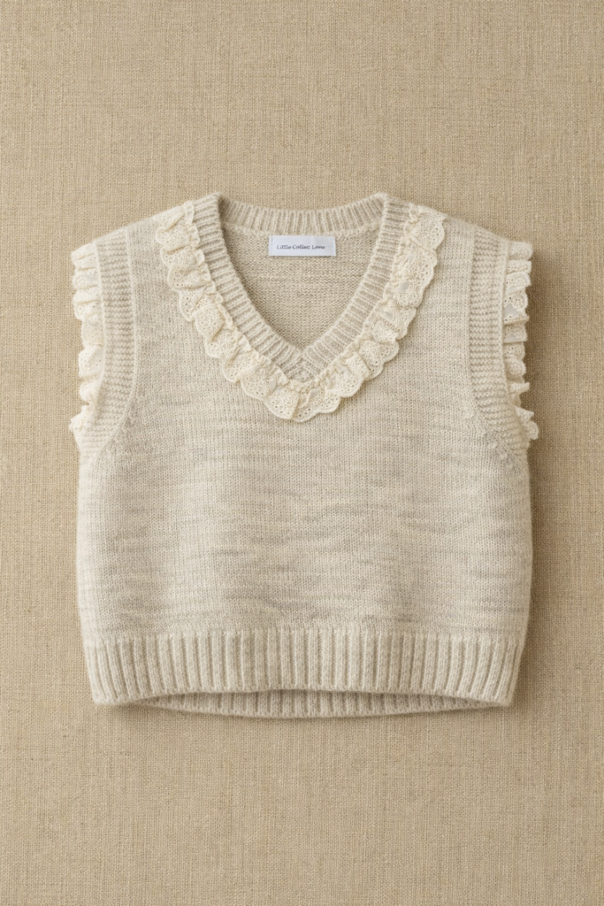 Chaleco punto cuello V