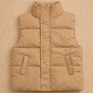 Chaleco puffer engomado
