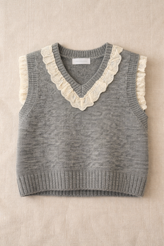 Chaleco punto cuello V