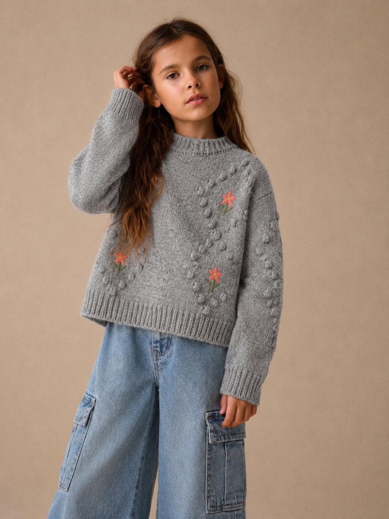 Sweater tejido Floral