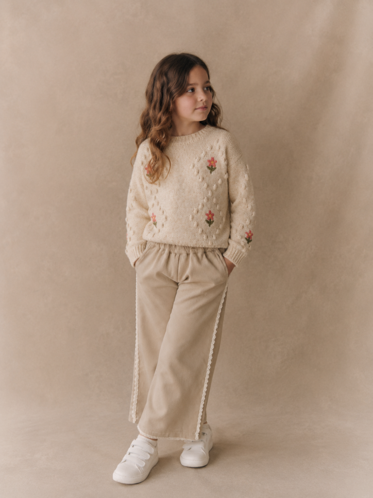 Sweater tejido Floral