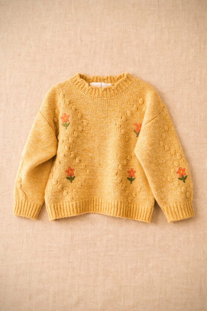 Sweater tejido Floral