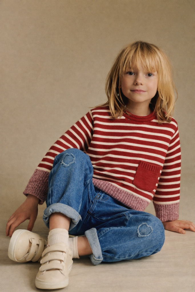 Sweater punto rayas