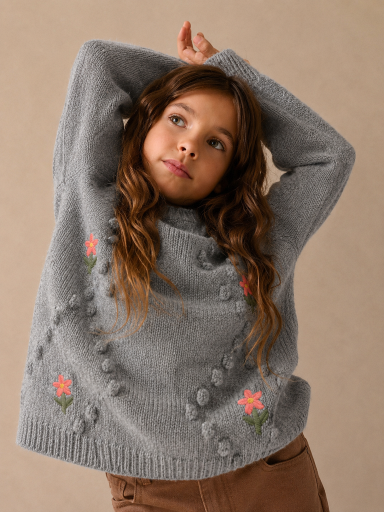 Sweater tejido Floral
