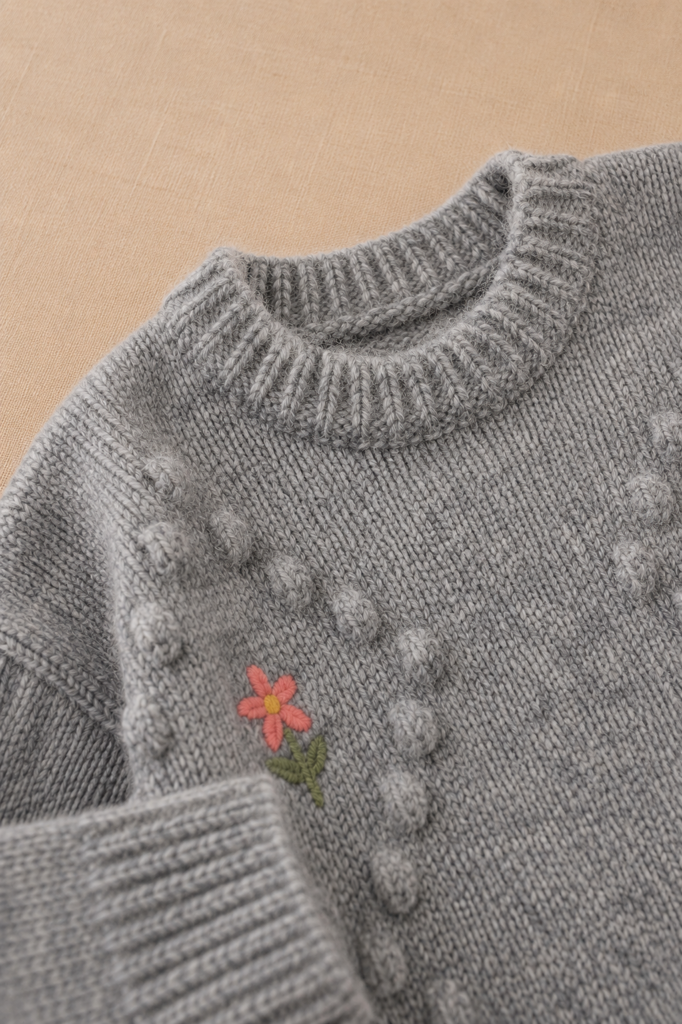 Sweater tejido Floral