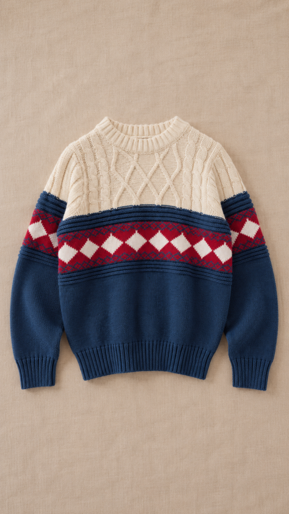 Sweater Tricot Nórdico