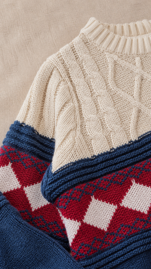 Sweater Tricot Nórdico
