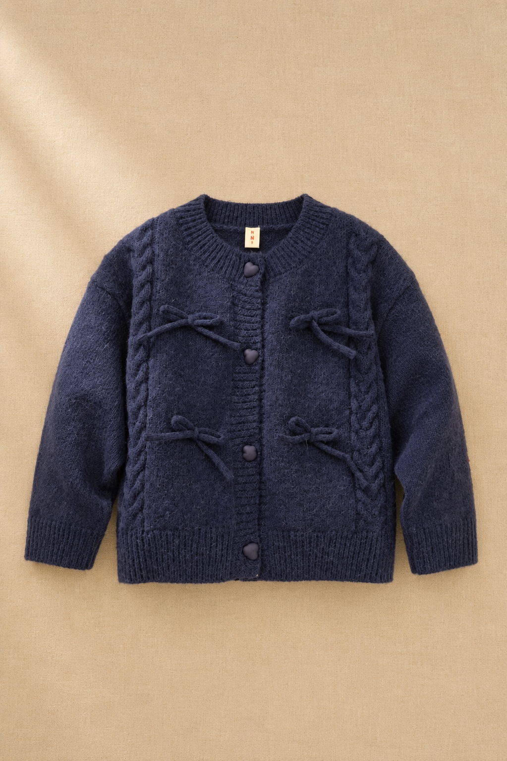 Cardigan blue heart - Imagen 4