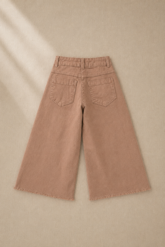 Pantalón wide leg choclate