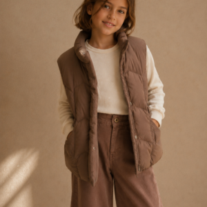 Chaleco Puffer Chocolate