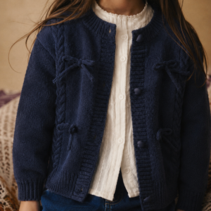 Cardigan blue heart