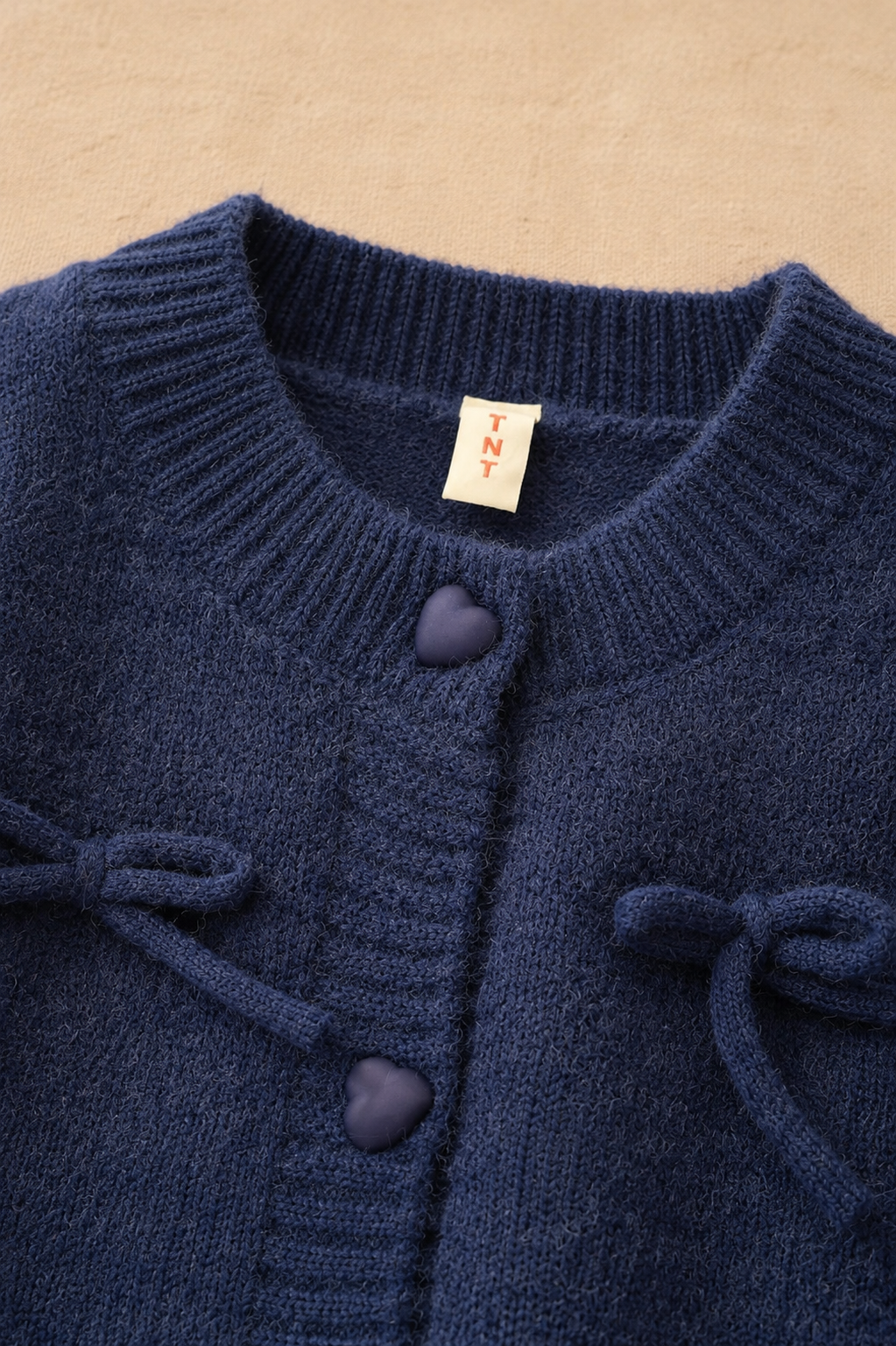 Cardigan blue heart - Imagen 3