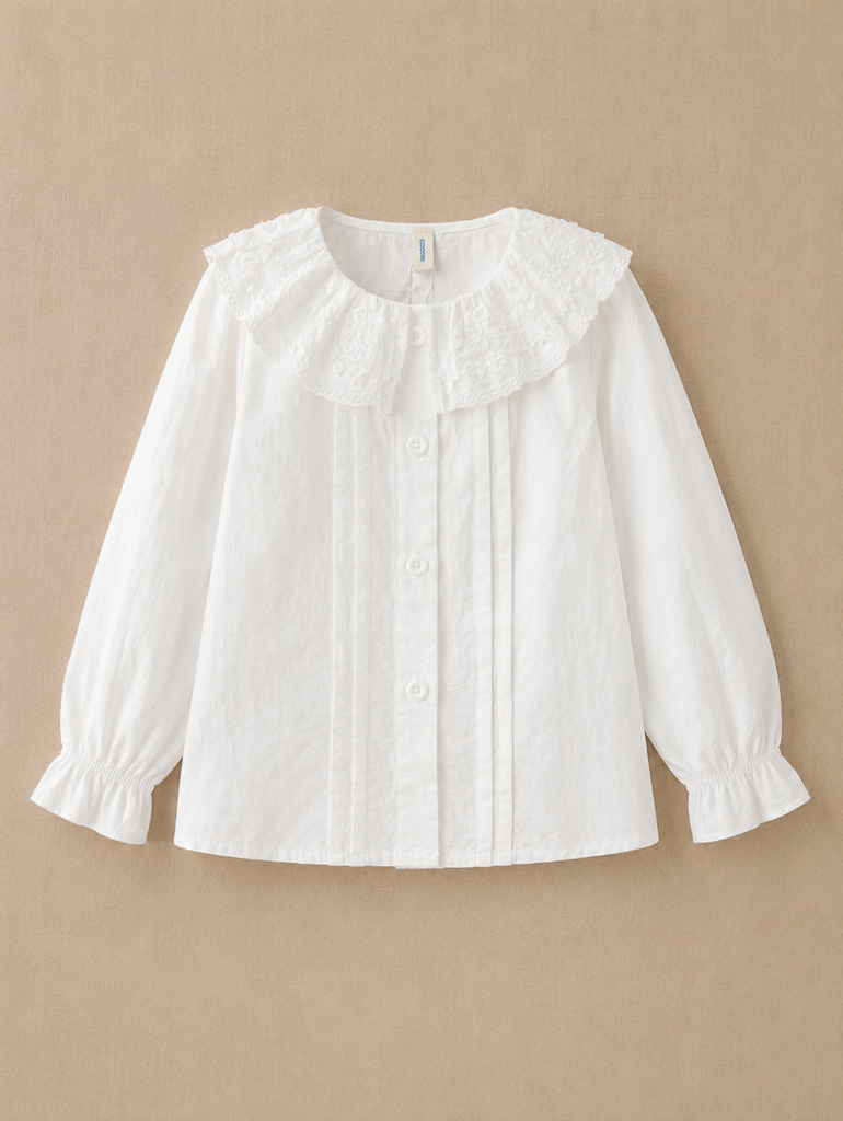 Camisa Cuello Vintage