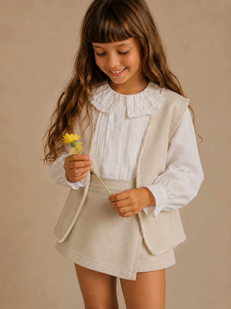 Camisa Cuello Vintage