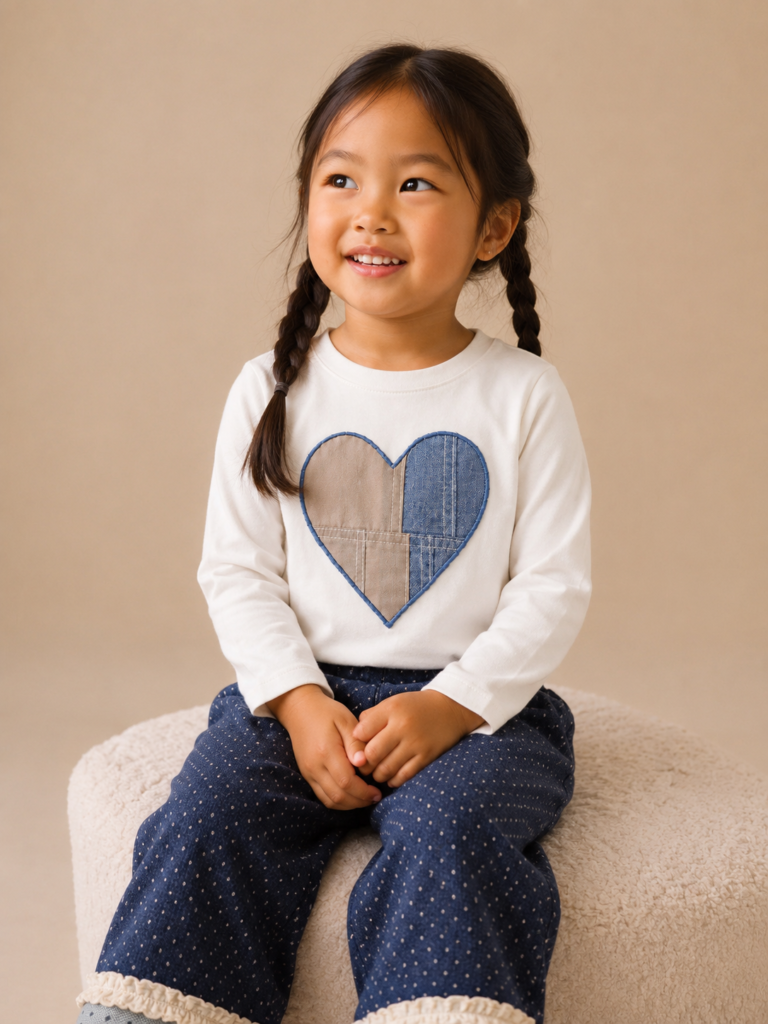 Camiseta Corazón Patch