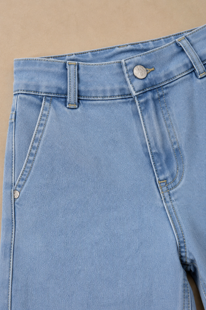 Jean Wide Leg Celeste