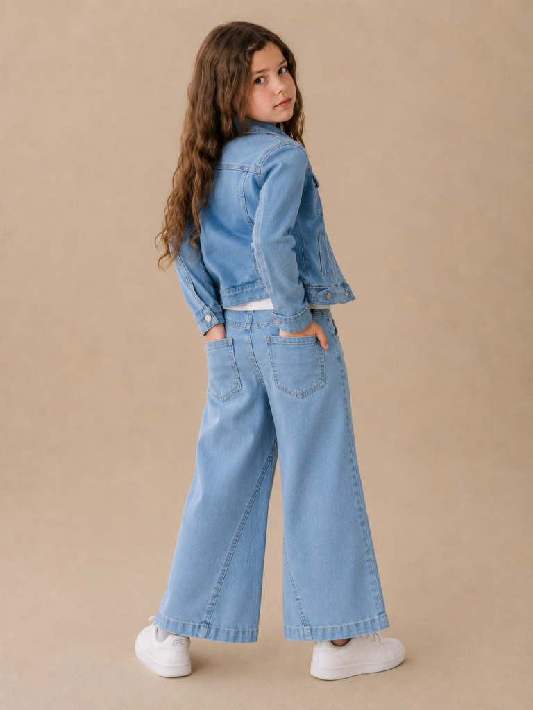 Jean Wide Leg Celeste