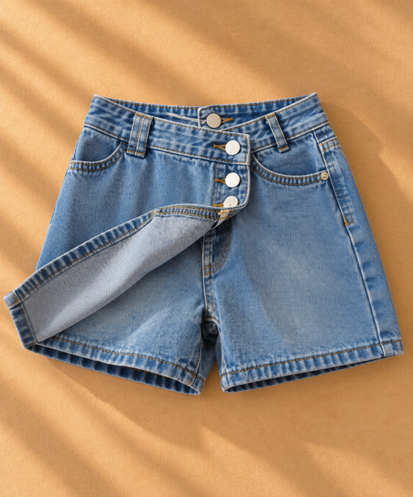 Short Pollera Incrocio Denim