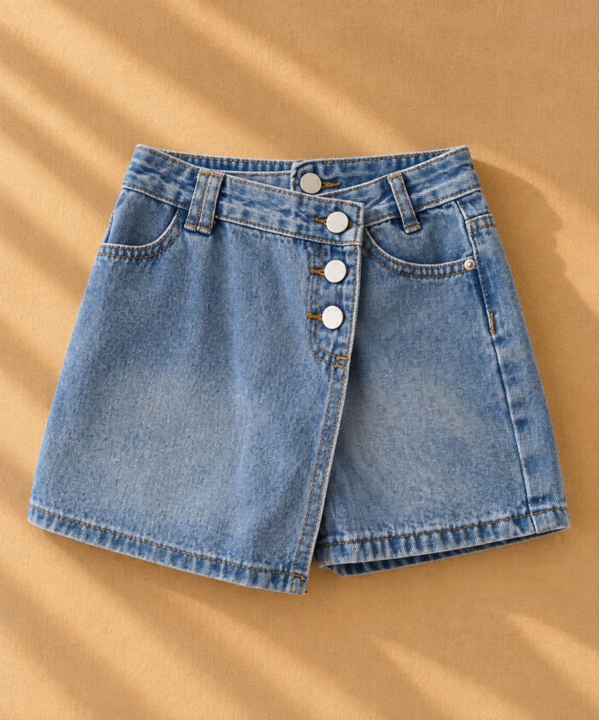 Short Pollera Incrocio Denim