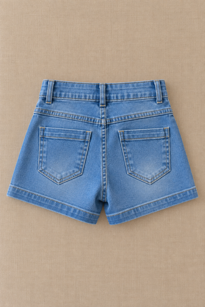 Short Pollera Pieghe