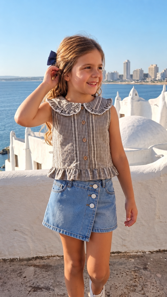 Blusa Vichy Grazia